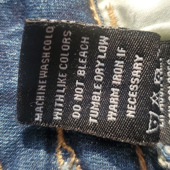 Dollhouse Jean Distressed Bib Overalls - Picture 15 of 16